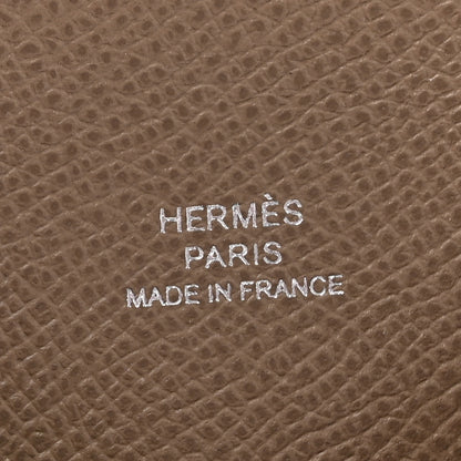 Hermes Epsom Calvi Card Case Etoupe 7 of 9