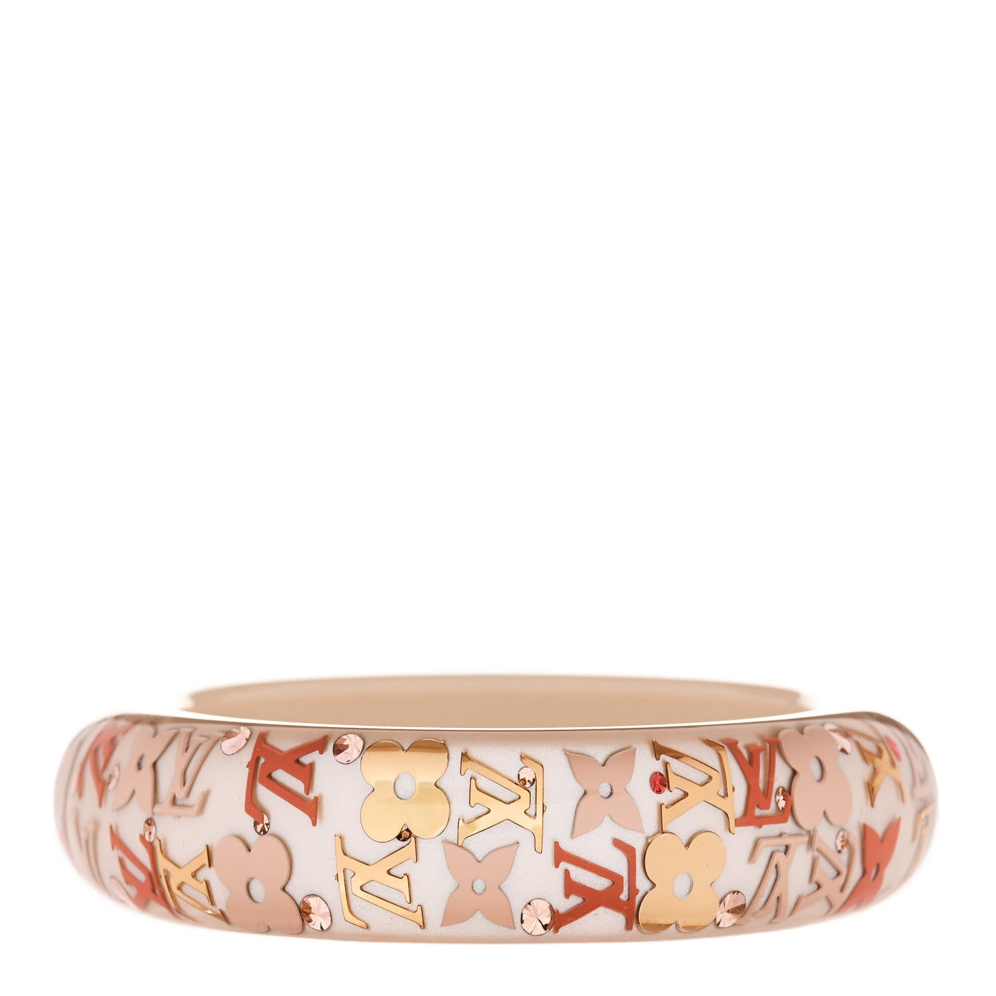 Resin Swarovski Inclusion GM Bracelet Tangerine