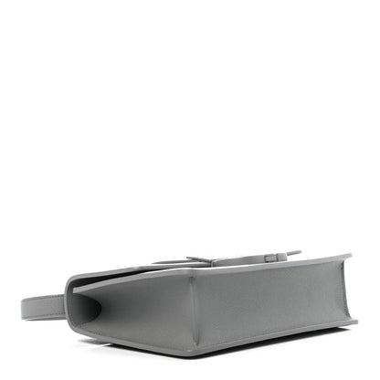 Christian Dior Ultra Matte Grained Calfskin 30 Montaigne Flap Bag Grey 3 of 4