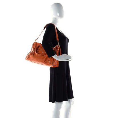 Balenciaga Agneau Giant 12 Gold Hardware City Tangerine 3 of 10