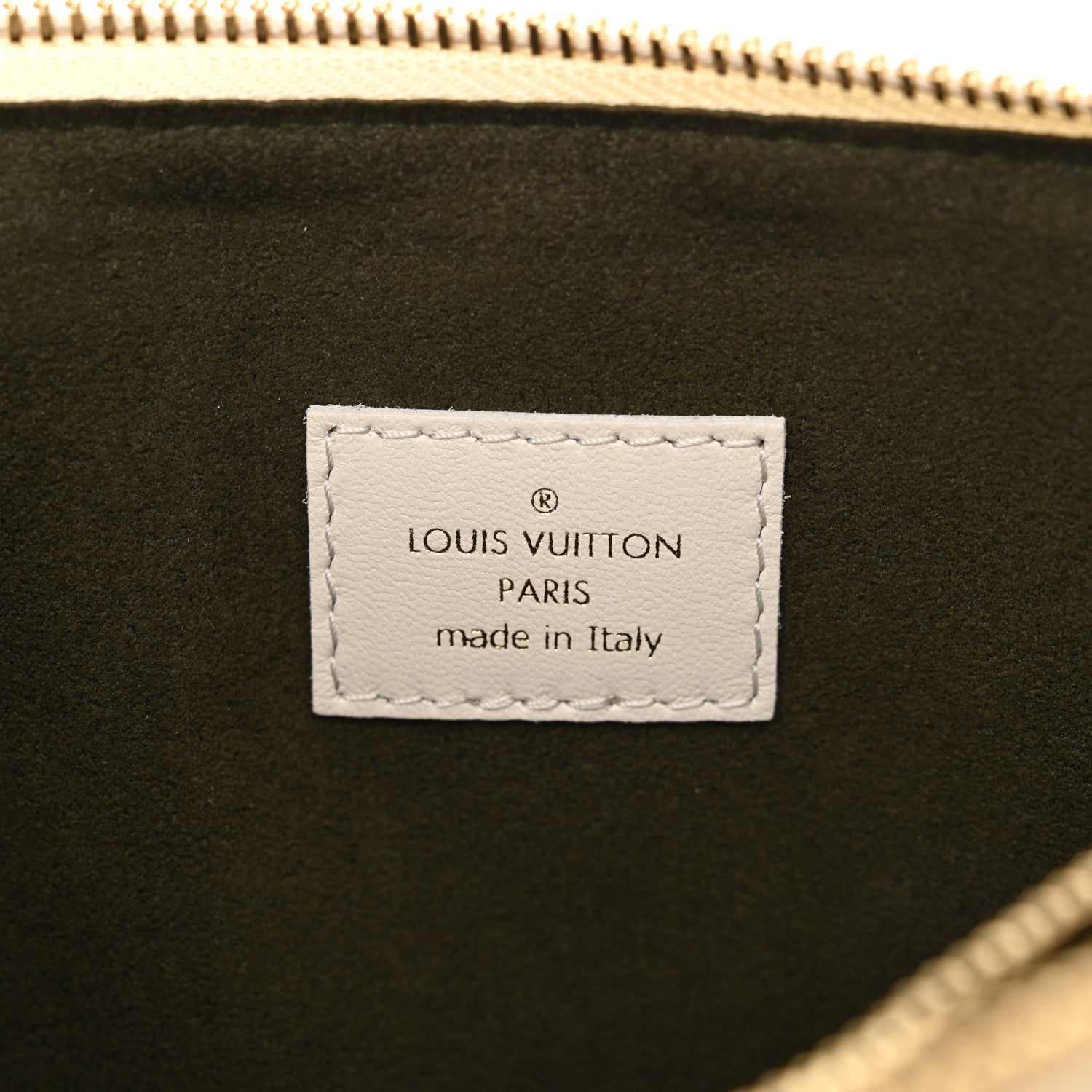 Louis Vuitton Lambskin Embossed Monogram Coussin PM Beige Cream 5 of 8