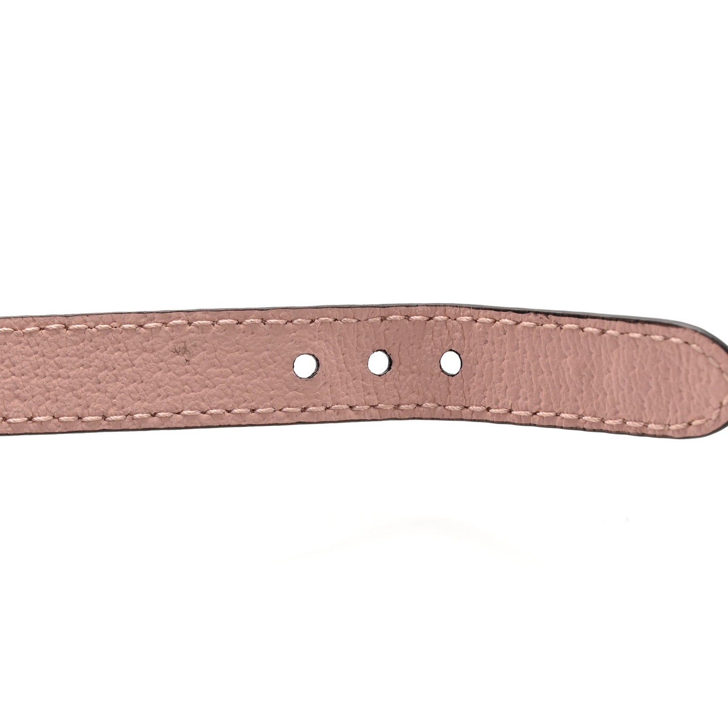 Gucci Calfskin Gloves With Buckle M Green Pink 8 of 12