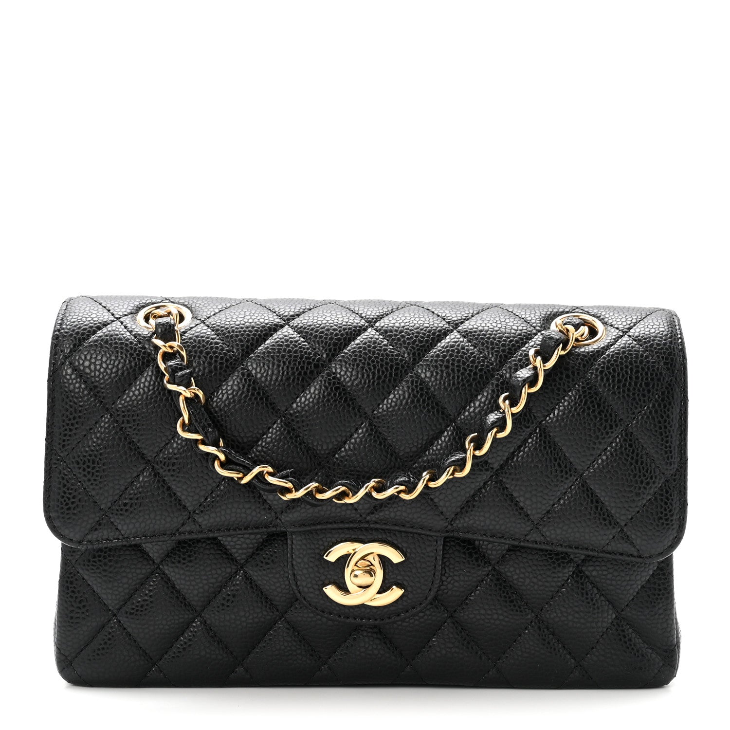 Chanel Caviar Quilted Small Double Flap Black 1 of 10