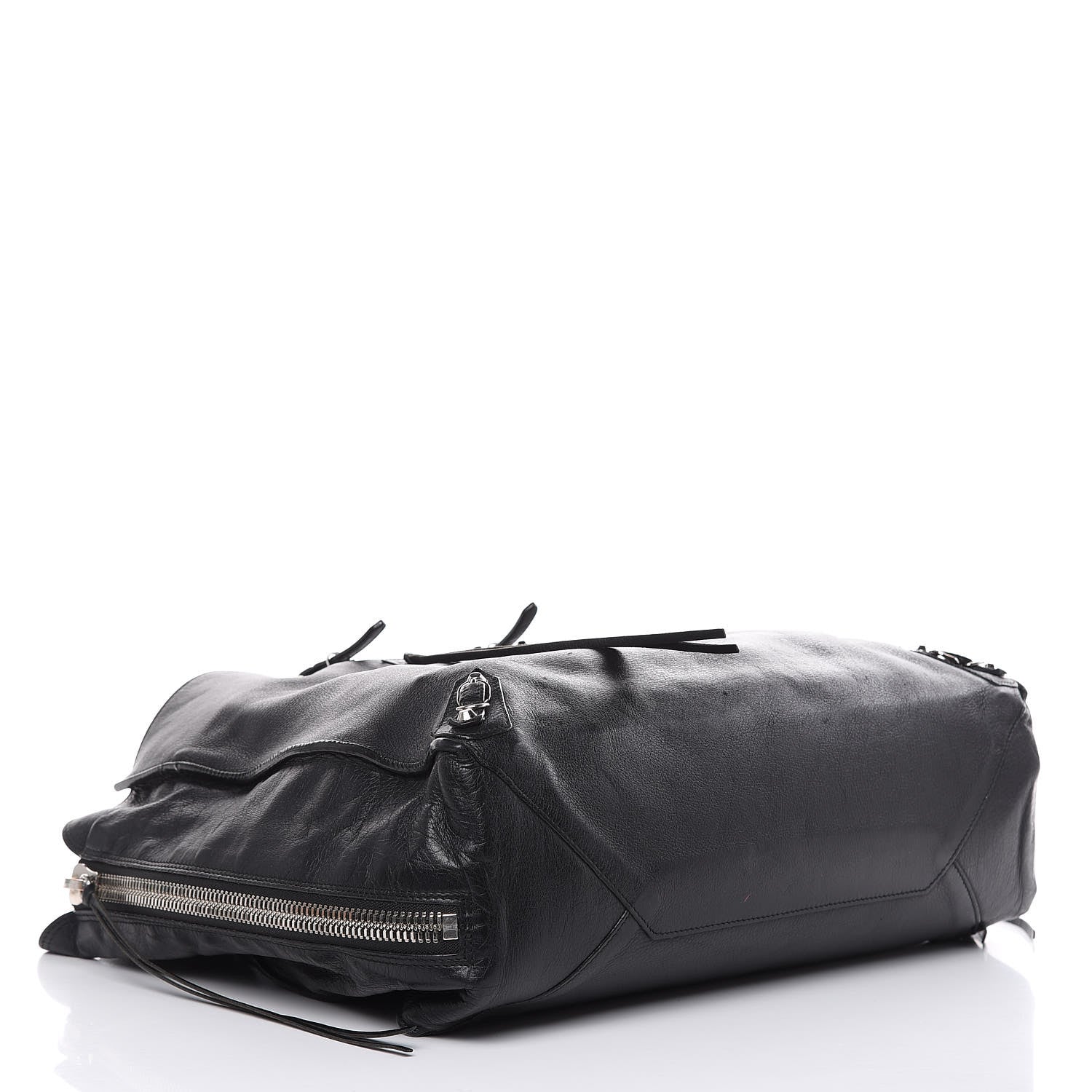 Balenciaga Supple Calfskin Papier A4 Zip Around Tote Black 4 of 22