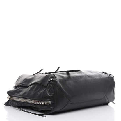 Balenciaga Supple Calfskin Papier A4 Zip Around Tote Black 4 of 22