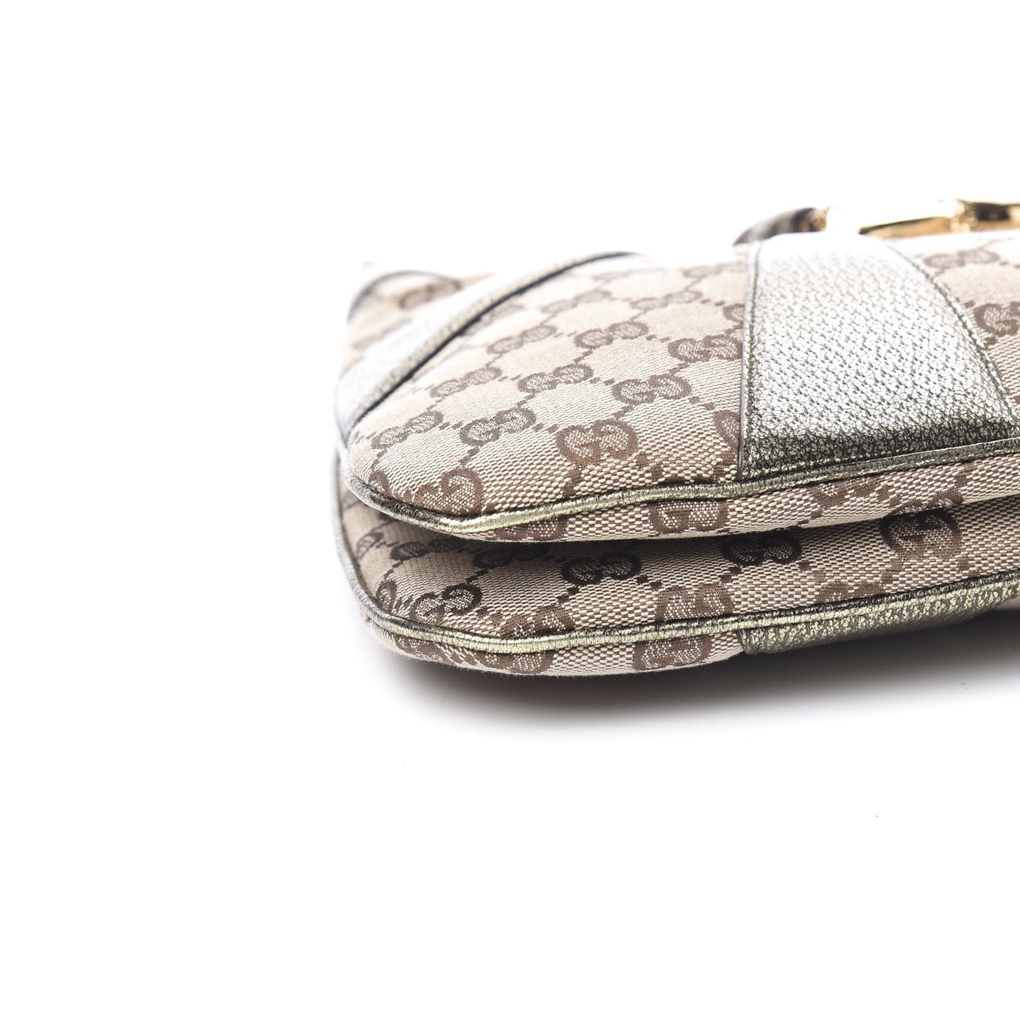 Monogram Bamboo Chain Tom Ford Shoulder Bag Metallic