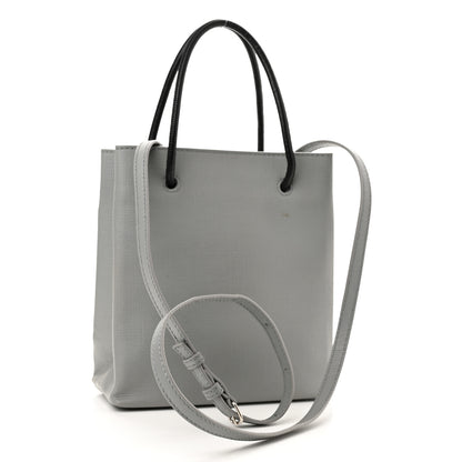 Balenciaga Calfskin Logo XXS Shopping Tote Gris Fossile 3 of 11