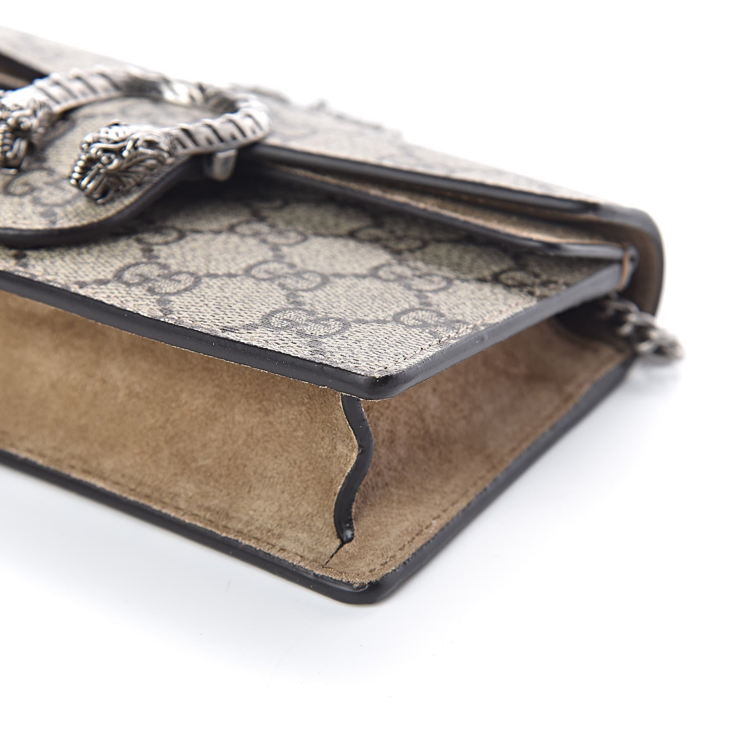 Gucci GG Supreme Monogram Super Mini Dionysus Shoulder Bag Taupe 8 of 10