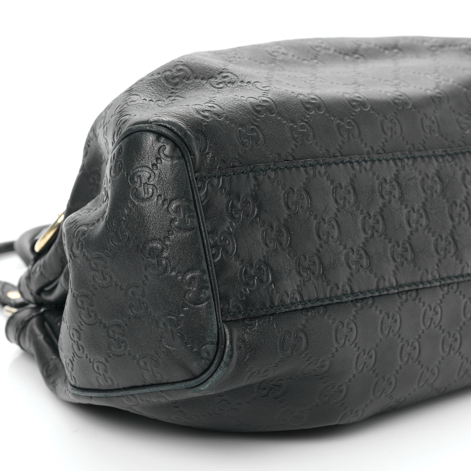 Gucci Guccissima Medium Sukey Tote Black 8 of 9