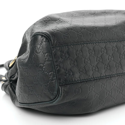 Gucci Guccissima Medium Sukey Tote Black 8 of 9