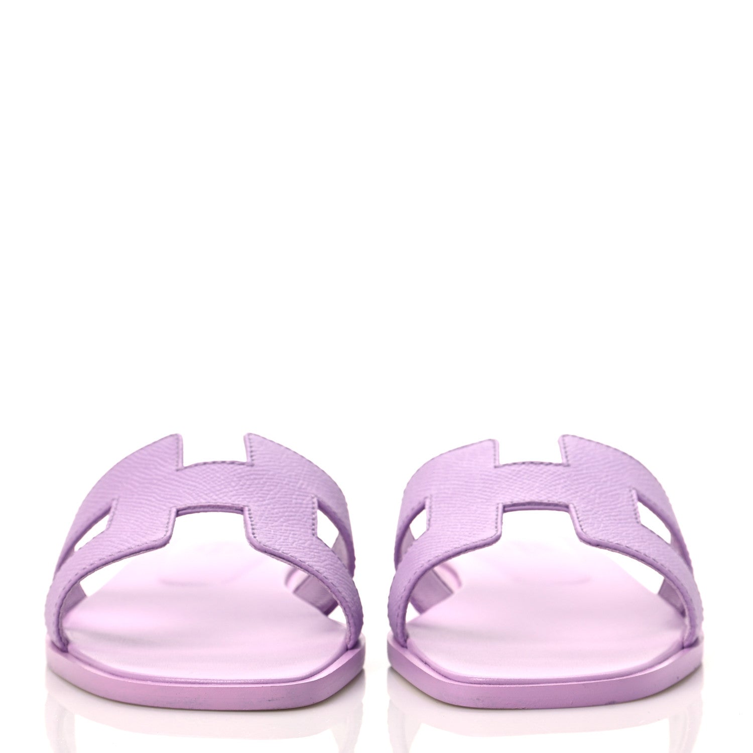 Hermes Epsom Oran Sandals 36.5 Violet Amethyste 2 of 9