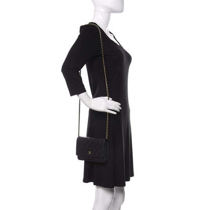 Chanel Caviar Quilted Wallet On Chain WOC Black 2 of 12