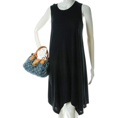 Louis Vuitton Monogram Denim Pleaty Blue 2 of 8