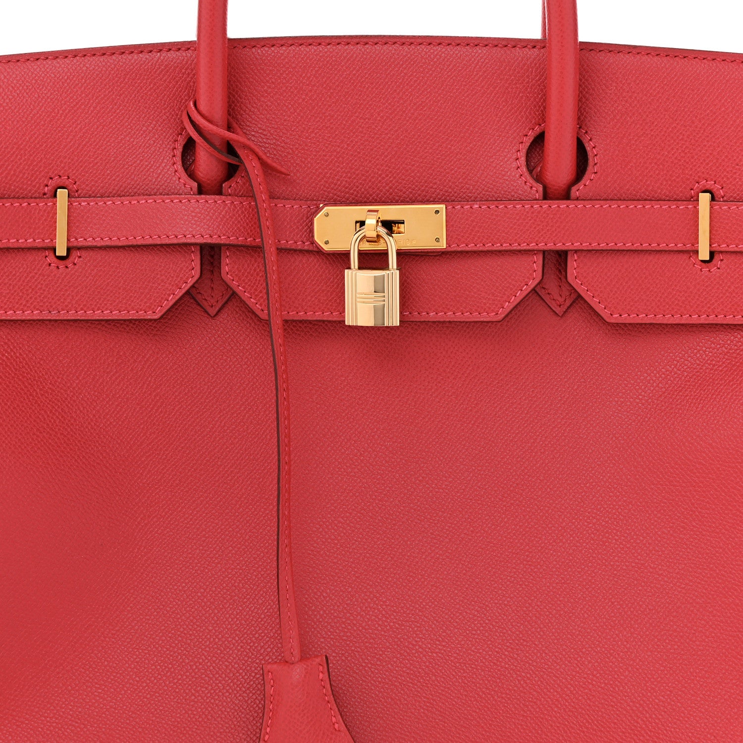 Hermes Epsom Birkin 40 Rouge Vif 8 of 15