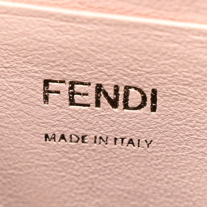 Fendi Nappa FF 1974 Embossed Mini Baguette Rosa Confetto 6 of 11