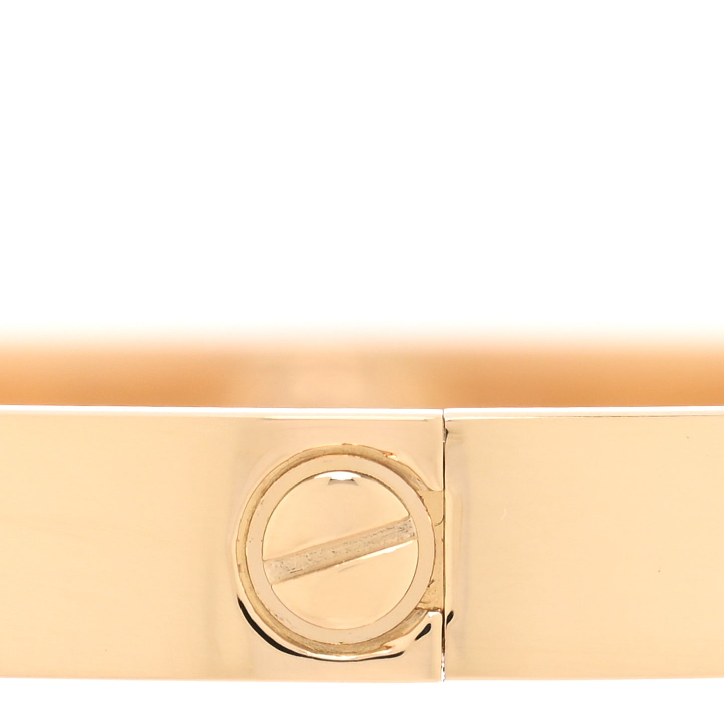 18K Yellow Gold LOVE Bracelet 19