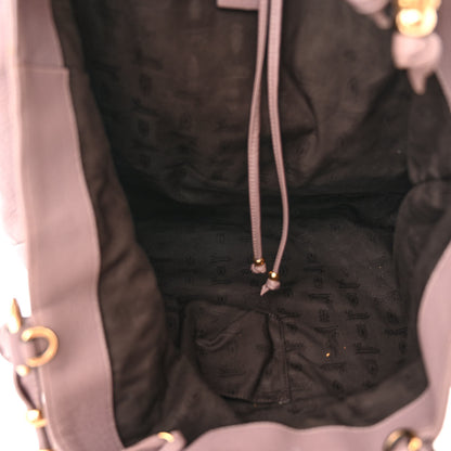 Gucci Pebbled Calfskin Large Jungle Tote Purple 5 of 13