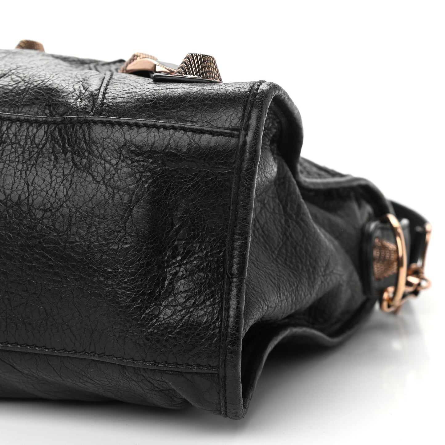 Agneau Giant 21 Rose Gold Hardware City Black