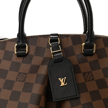 Louis Vuitton Damier Ebene Odeon Tote MM Black 7 of 9