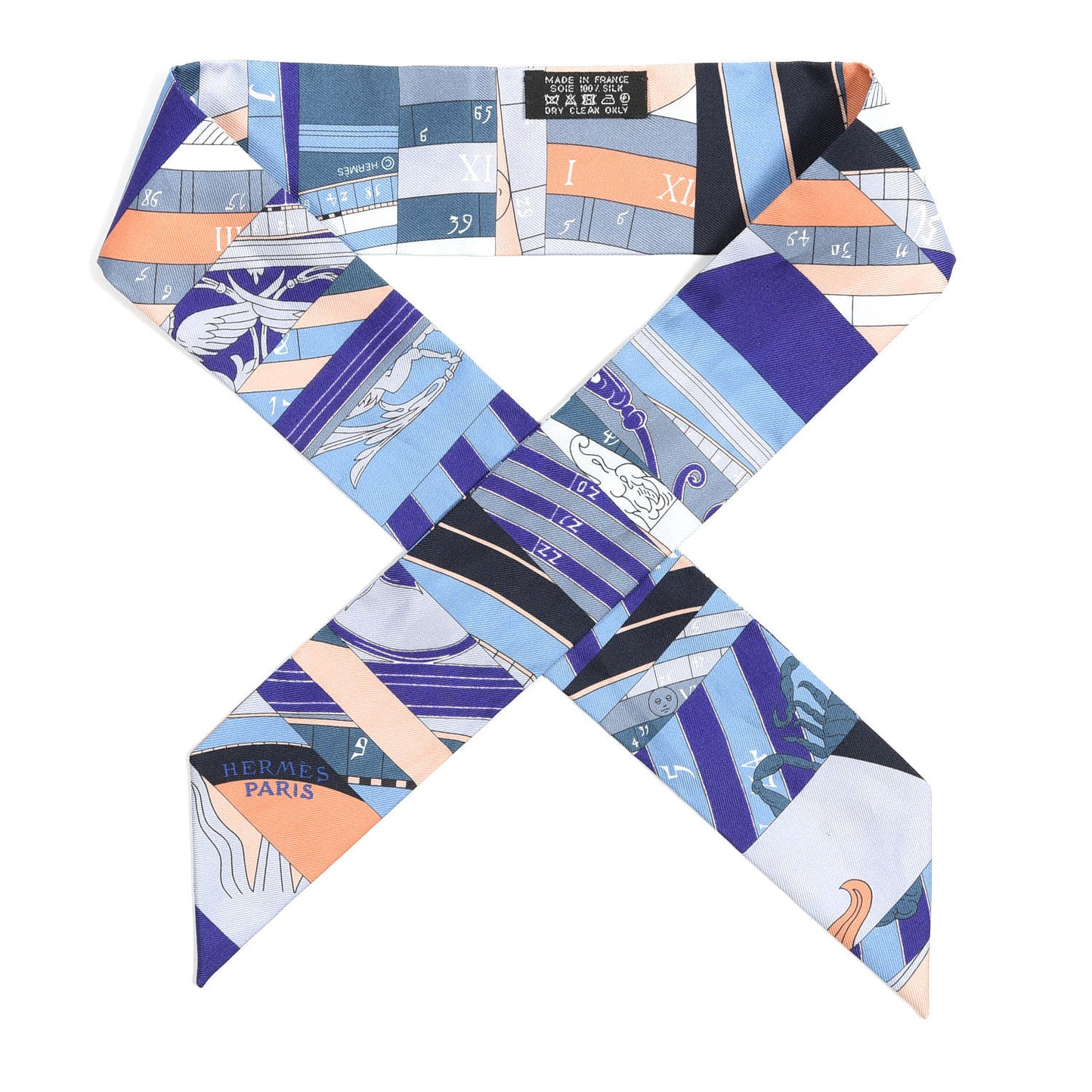 Silk Astrologie Nouvelle Twilly Ultraviolet Bleu Corail