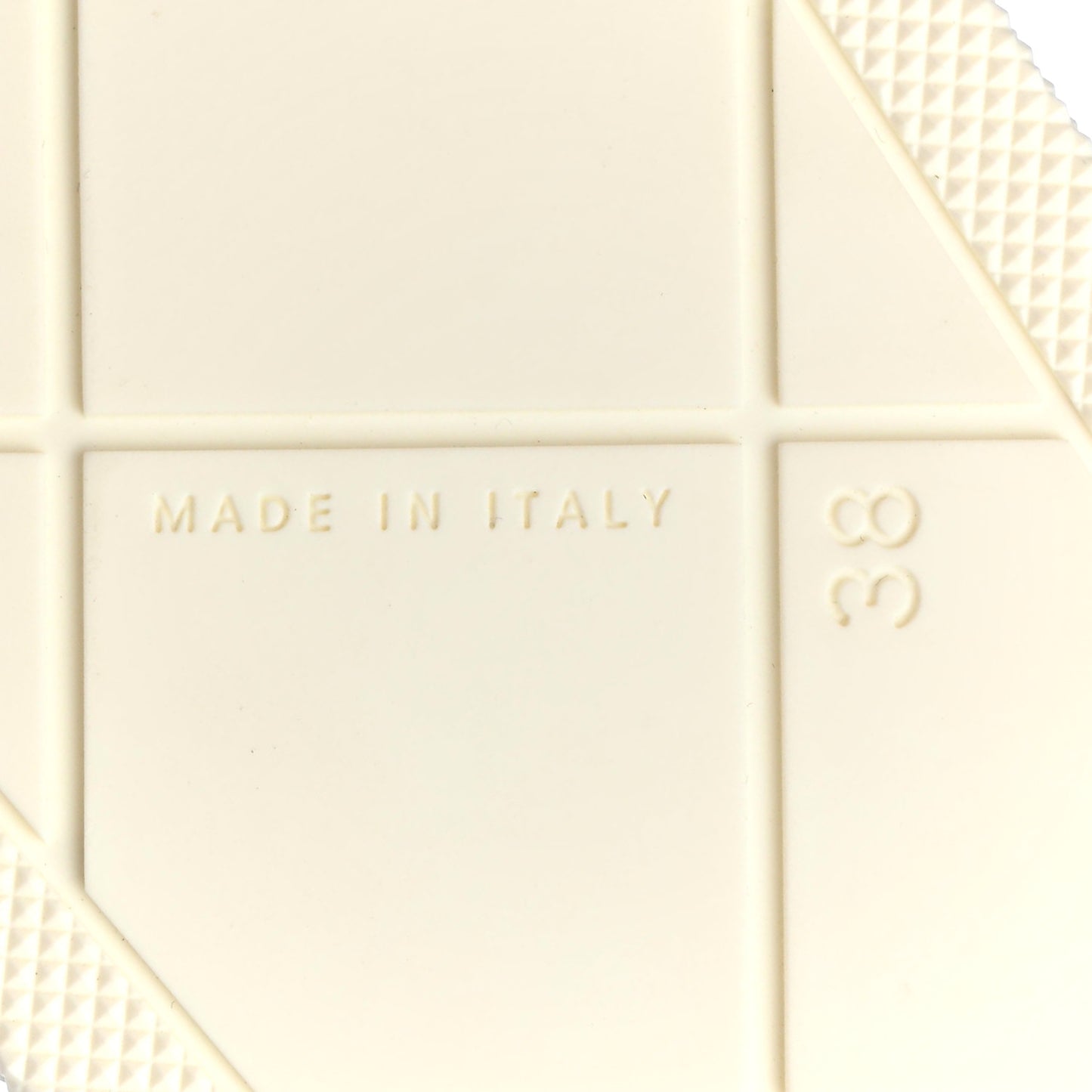 Rubber The Slider Sandals 38 White