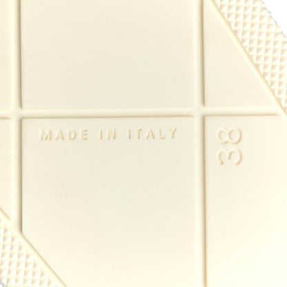 Bottega Veneta Rubber The Slider Sandals 38 White 6 of 7