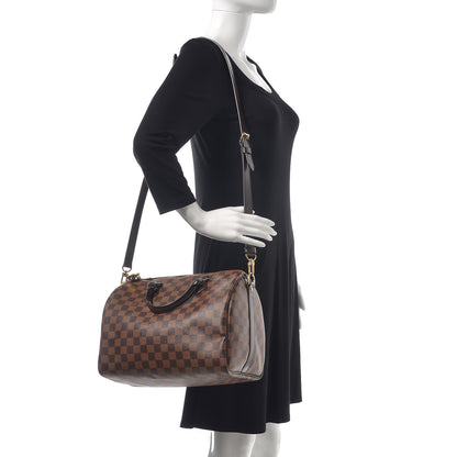 Louis Vuitton Damier Ebene Speedy Bandouliere 30 2 of 9