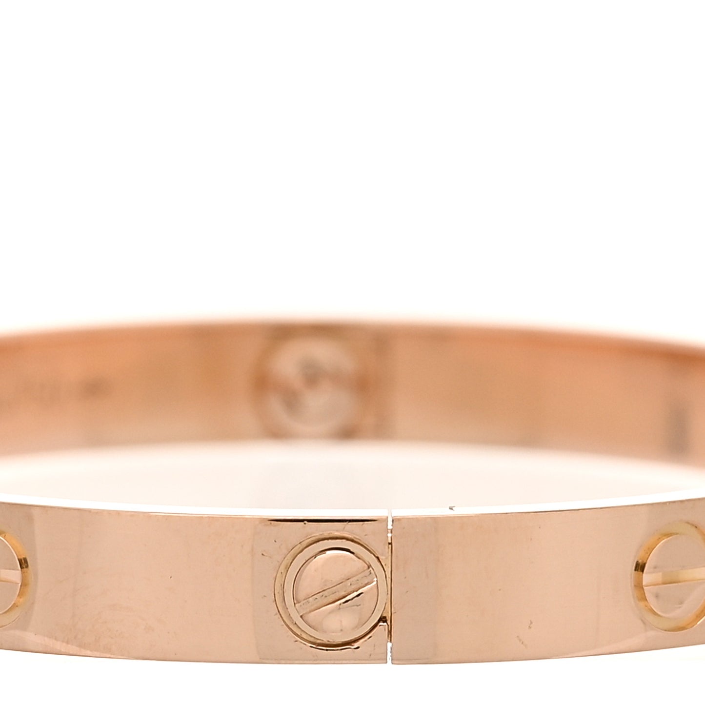18K Pink Gold LOVE Bracelet 17