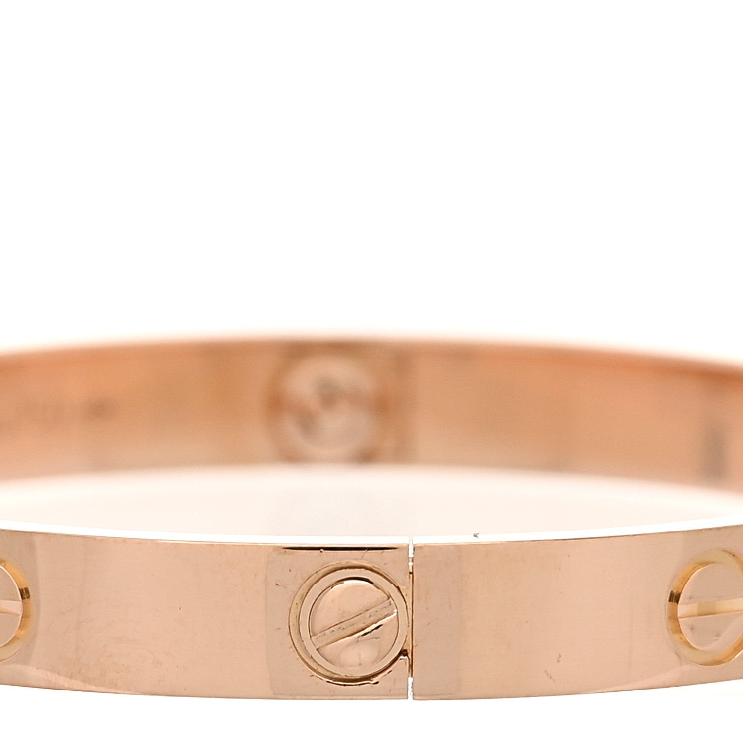 Cartier 18K Pink Gold LOVE Bracelet 17 4 of 9