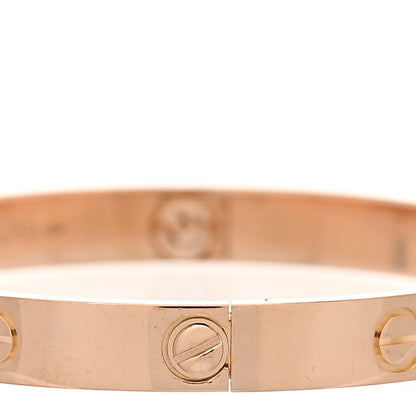 Cartier 18K Pink Gold LOVE Bracelet 17 4 of 9