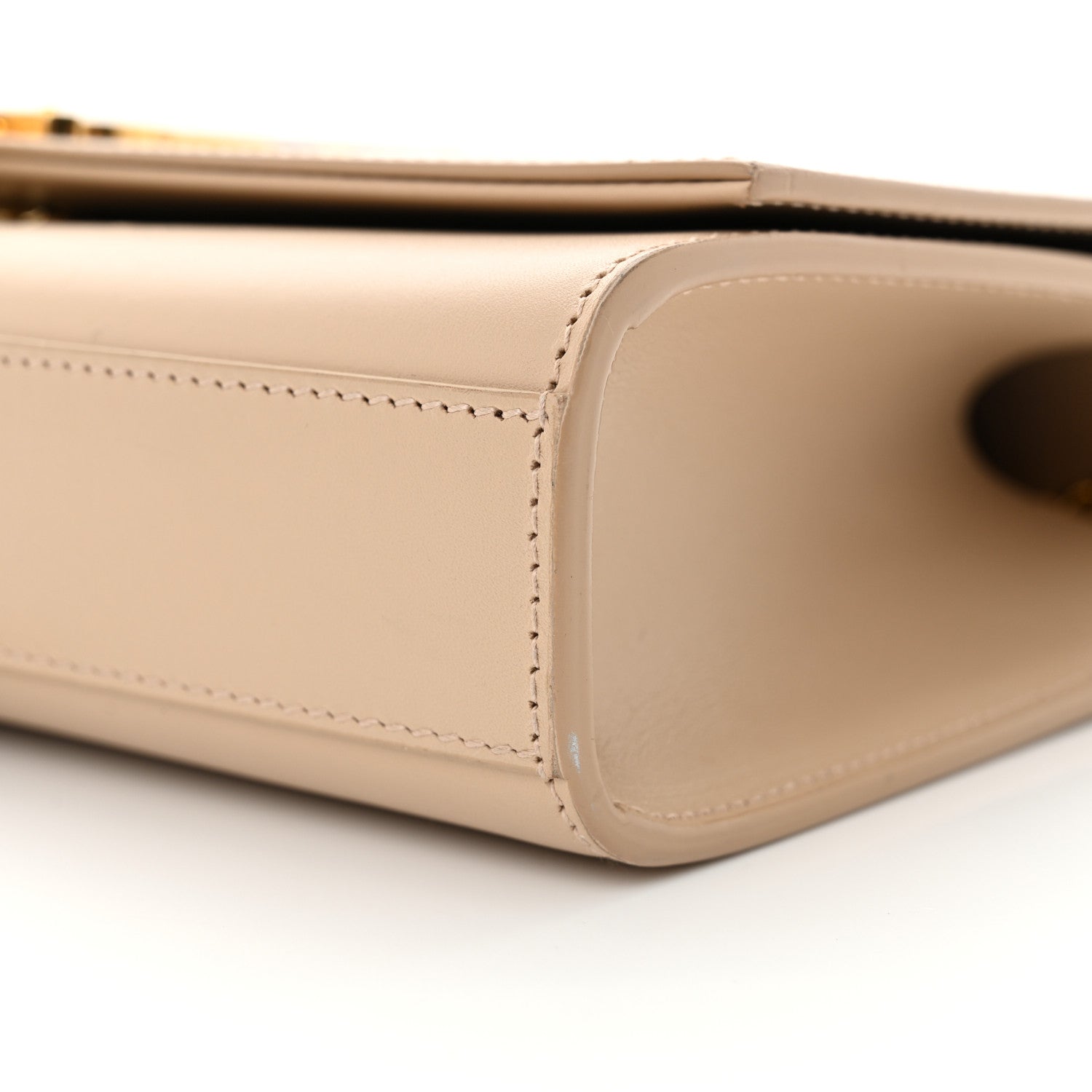 Saint Laurent Smooth Calfskin Medium Classic Monogram Kate Tassel Satchel Nude Powder 10 of 13