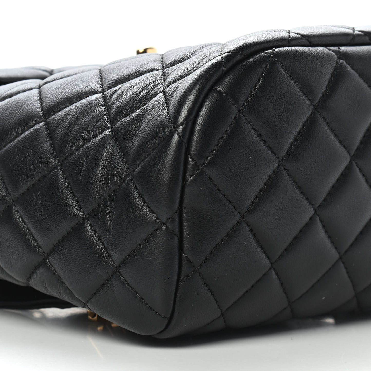 Lambskin Quilted Mini Urban Spirit Backpack Black