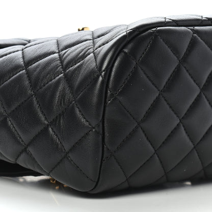 Chanel Lambskin Quilted Mini Urban Spirit Backpack Black 8 of 9