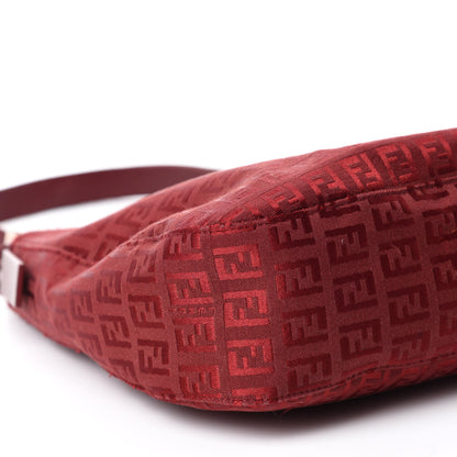 Fendi Zucchino Hobo Red 6 of 9