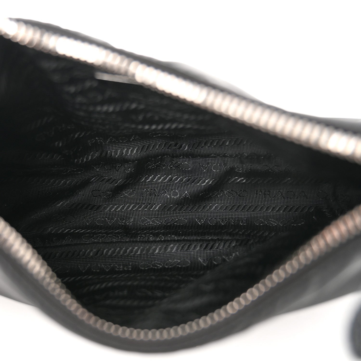 Prada Tessuto Nylon Saffiano Mini Re-Edition 2005 Bag Black 5 of 11