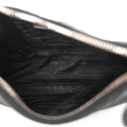 Prada Tessuto Nylon Saffiano Mini Re-Edition 2005 Bag Black 5 of 11