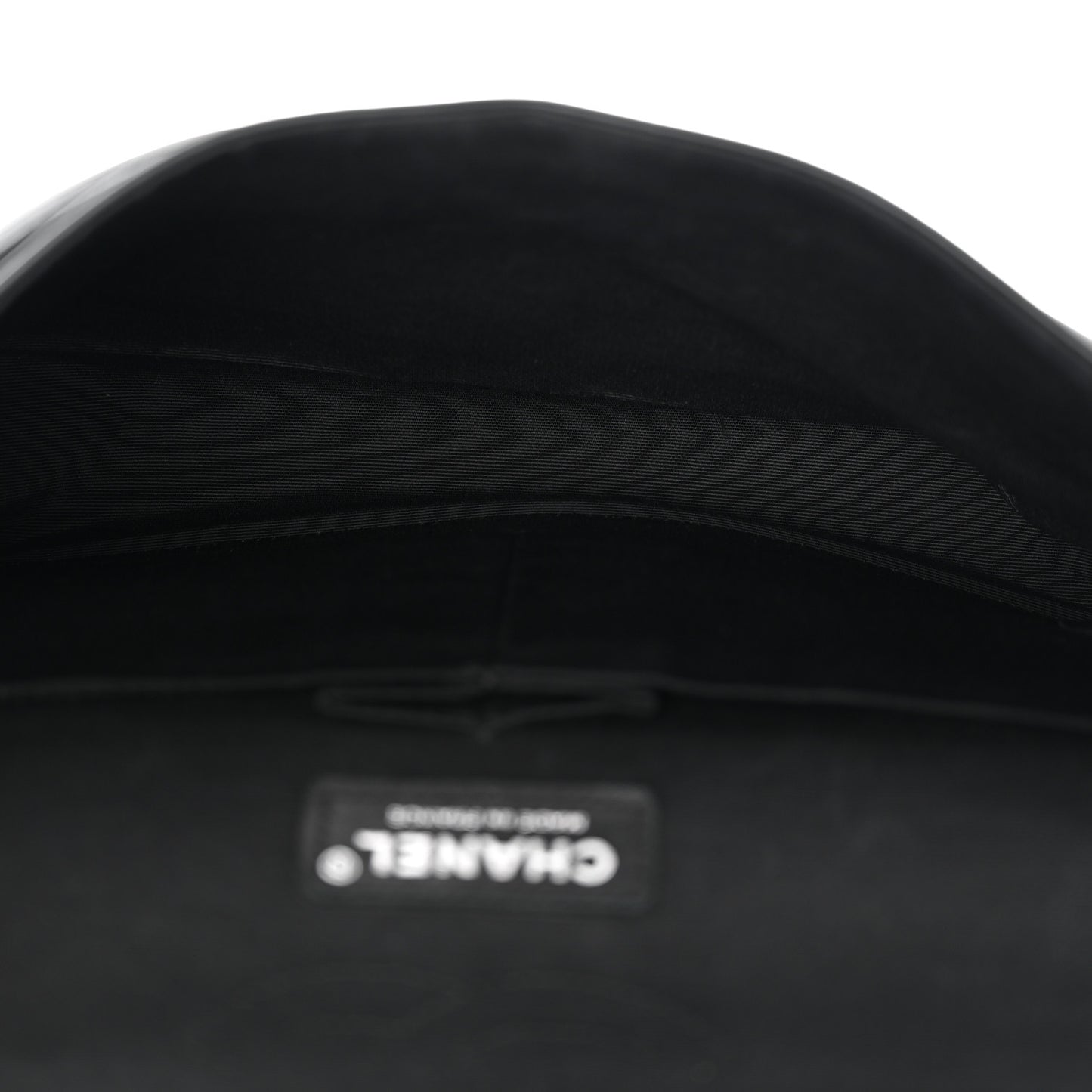 Calfskin Duo Medium Double Flap  White Black