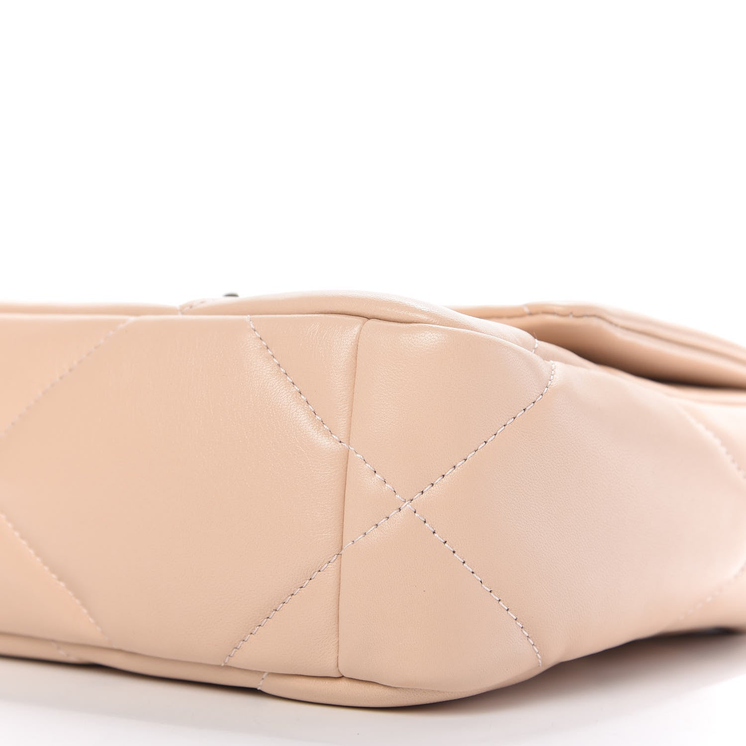 Chanel Lambskin Quilted Medium Chanel 19 Flap Beige 7 of 11