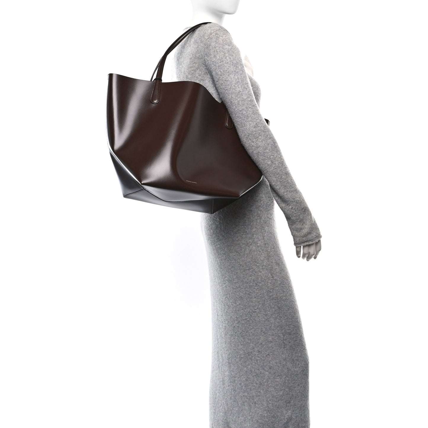 Spazzolato Everyday Tote Chocolate Warm Grey