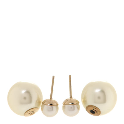 Christian Dior Pearl Mise En Dior Tribal Earrings Gold 3 of 5