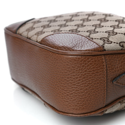 Gucci Monogram Mini Bree Messenger Bag Beige Tabacco 9 of 14