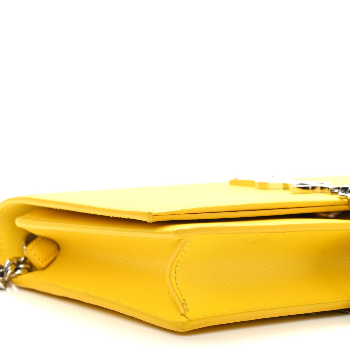 Grain De Poudre Classic Monogram Kate Tassel Chain Wallet Mimosa