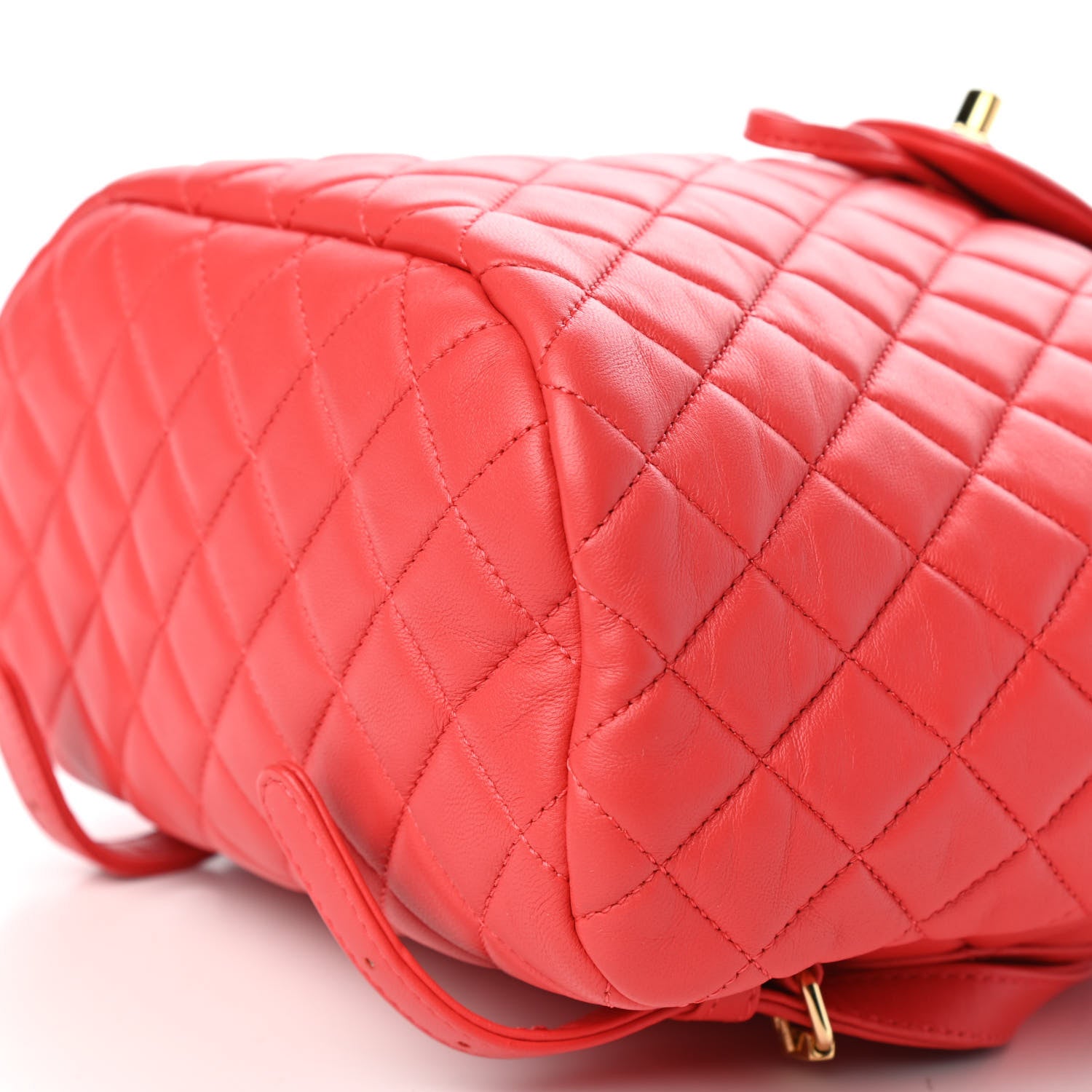 Chanel Lambskin Quilted Small Urban Spirit Backpack Red 9 of 10