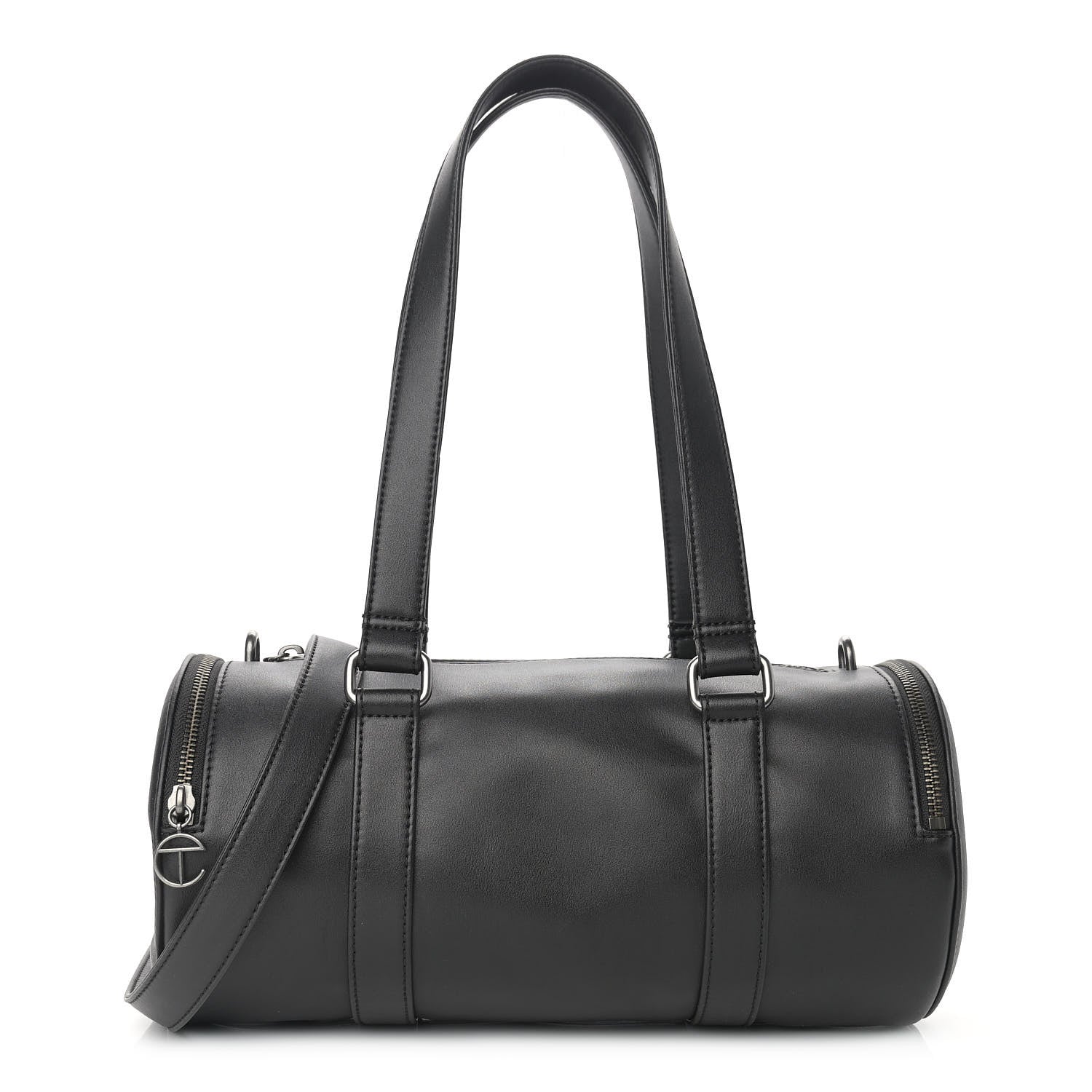 Telfar Vegan Leather Medium Duffle Black 1 of 12