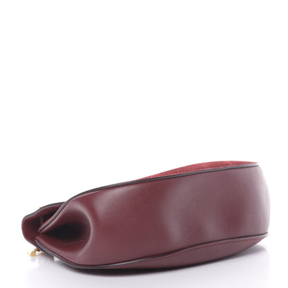 Chloe Suede Smooth Calfskin Drew Shoulder Bag Plum Purple 4 of 14