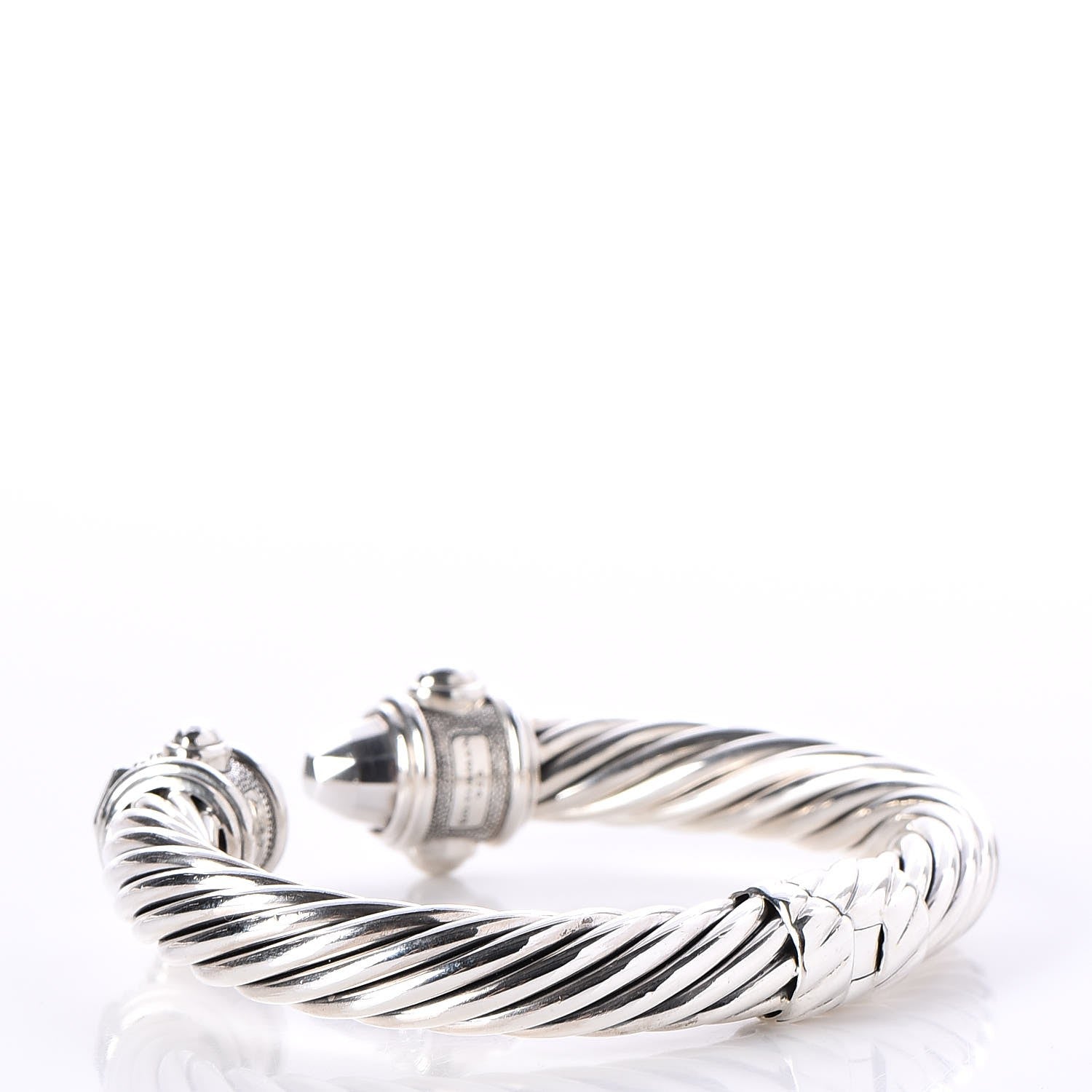 David Yurman Sterling Silver 10mm Renaissance Cable Bracelet 3 of 6