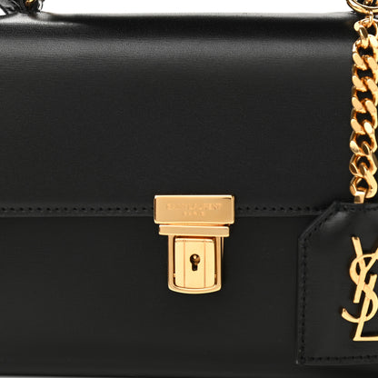 Saint Laurent Calfskin Mini High School Satchel Black 7 of 9