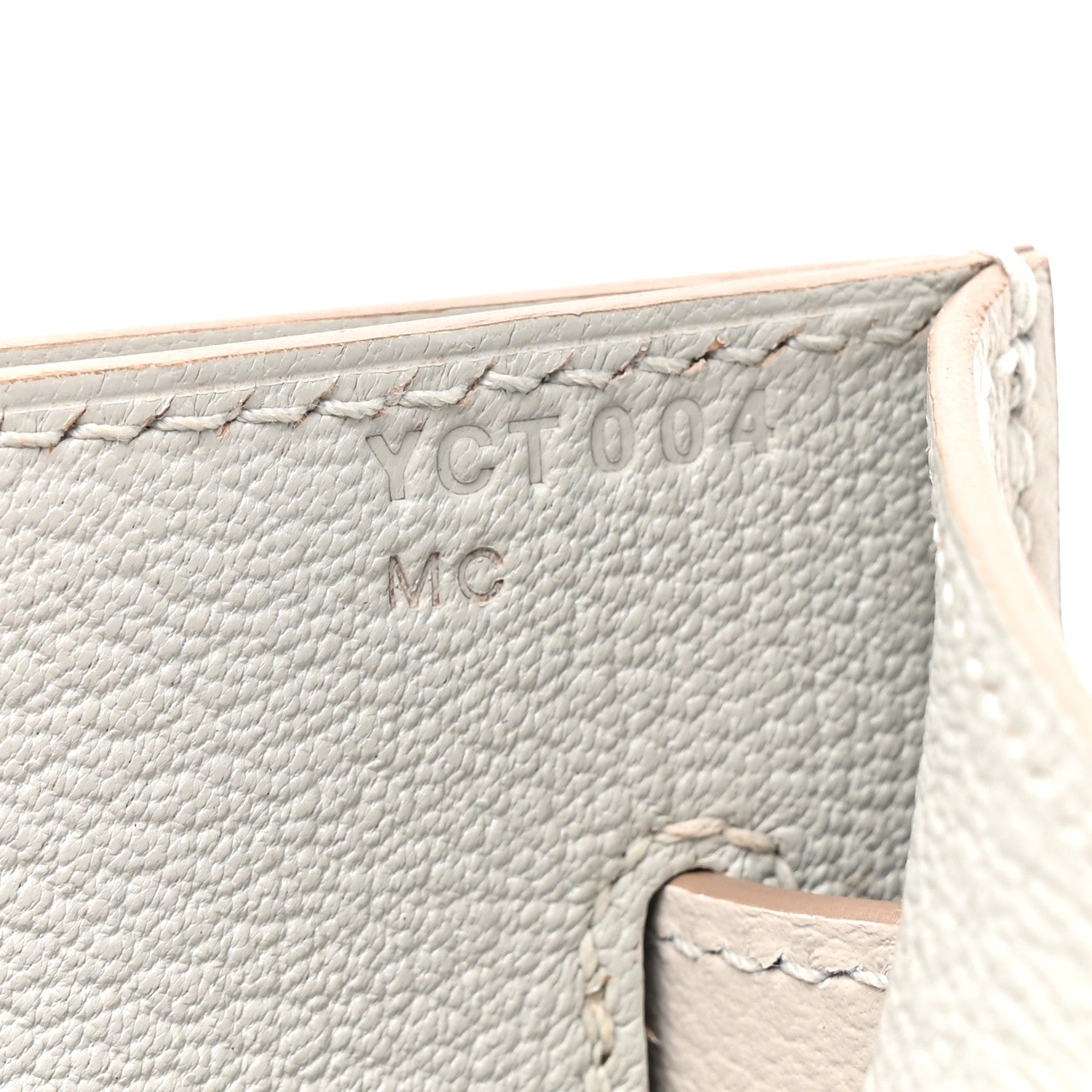 Hermes Evercolor Kelly Depeches 25 Pouch Beton 7 of 9