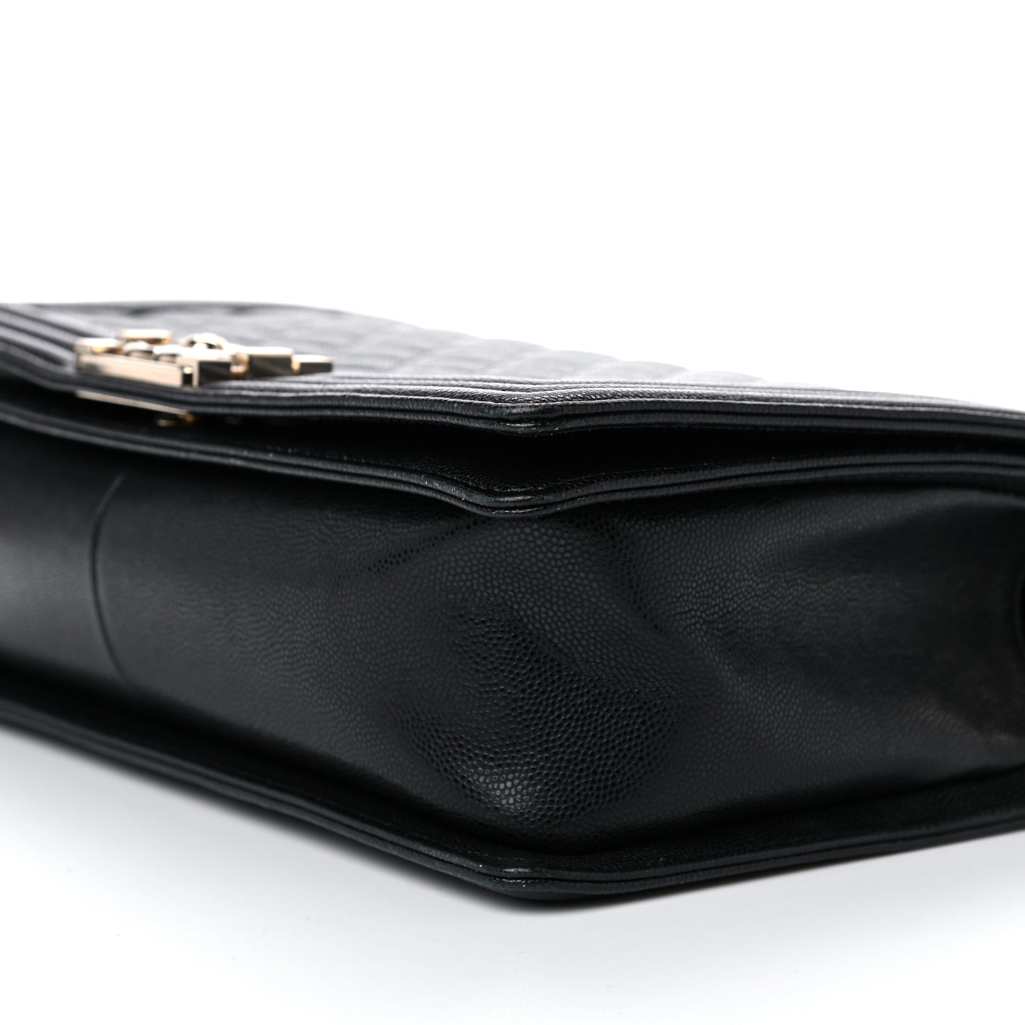 Caviar Quilted New Medium Boy Flap Black