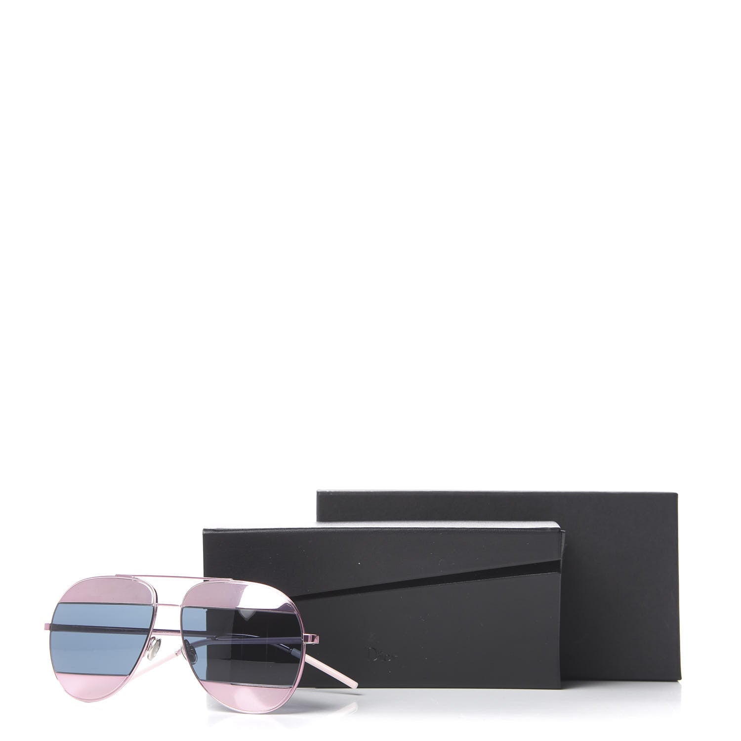 Christian Dior Split 1 Aviator Sunglasses Pink Blue 6 of 6